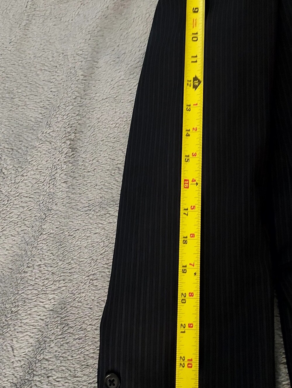 Calvin Klein Black Pinstripe Suit - Picture 8 of 14